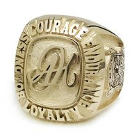 Boldness Courage Endure Loyalty Personalized ring